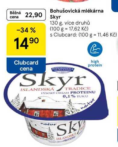 Bohušovická mlékárna, 130 g, více druhů  
