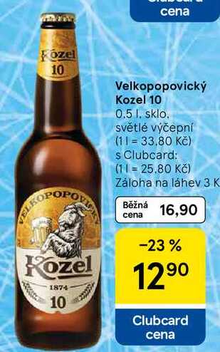 Velkopopovický Kozel 10, 0.5 l