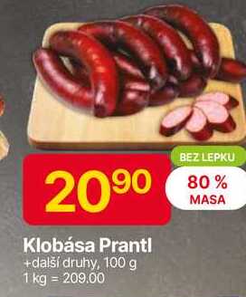 Klobása Prantl 100 g