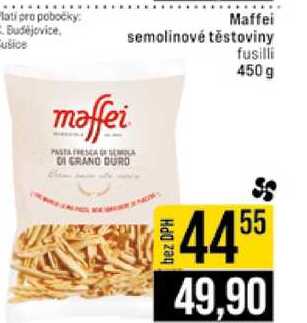 Maffei semolinové těstoviny fusilli 450 g 