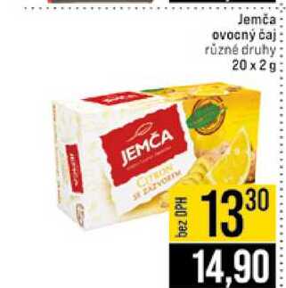 Jemča ovocný čaj různé druhy 20x2g