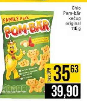 Chio Pom-bār kečup original 110 g