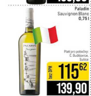 Paladin Sauvignon Blanc 0,75l