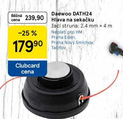 Daewoo DATH24 239,90 Hlava na sekačku žací struna: 2.4 mm × 4 m  