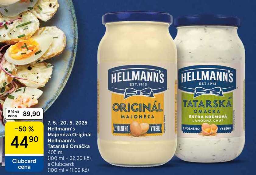 Hellmann's Tatarská Omáčka, 405 ml 