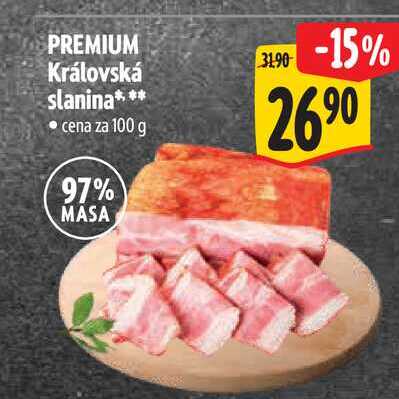 PREMIUM Královská slanina 100 g
