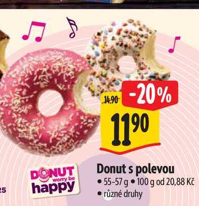  Donut s polevou 55-57 g 