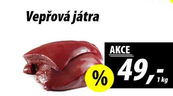 Vepřová játra, 1 kg
