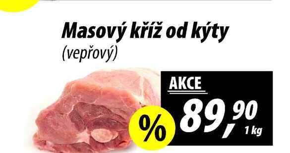 Masový kříž od kýty (vepřový), 1 kg 