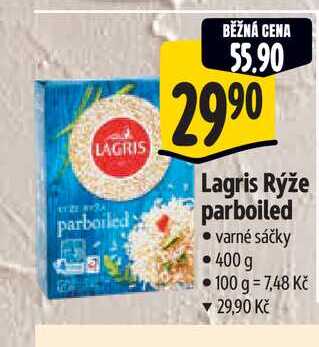  Lagris Rýže parboiled - varné sáčky 400 g  