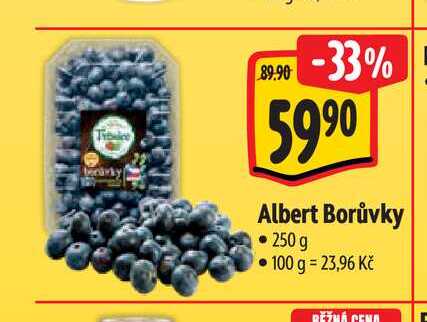   Albert Borůvky  250 g  