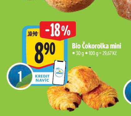  Bio Čokorolka mini 30 g 
