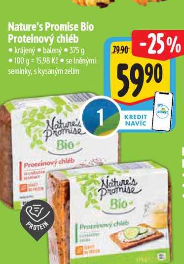 Nature's Promise Bio Proteinový chléb  375 g
