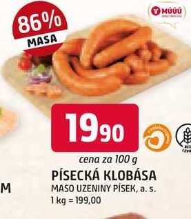 PÍSECKÁ KLOBÁSA 100g