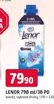 LENOR 798 ml/38 PD aviváž