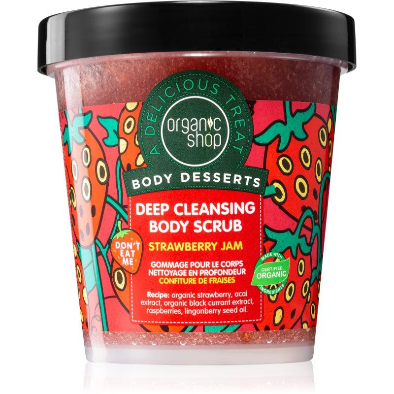 Organic Shop Body Desserts Strawberry Jam hloubkově čisticí peeling na tělo 450 ml
