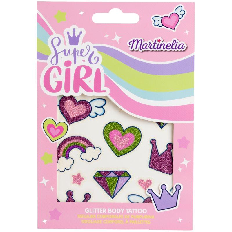 Martinelia Super Girl Glitter Body Tatto tetování pro děti 1 ks