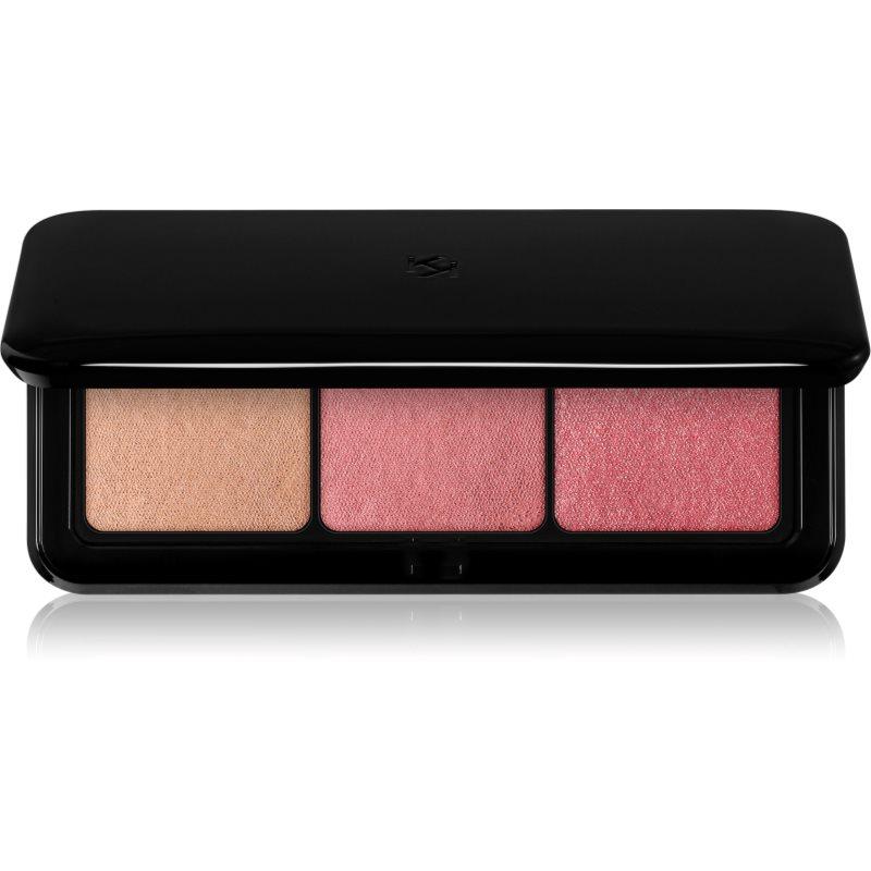 KIKO Milano Multi Finish Trio bronzer a tvářenka odstín 02 - Mauve 7 g
