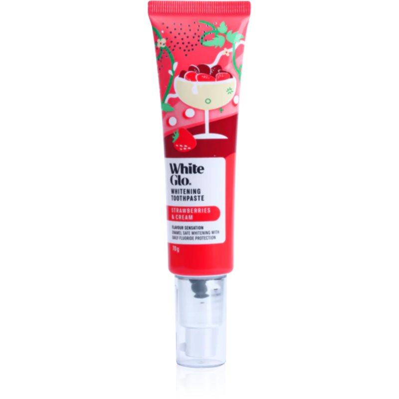 White Glo Whitening Toothpaste Strawberries and Cream zubní pasta 70 g