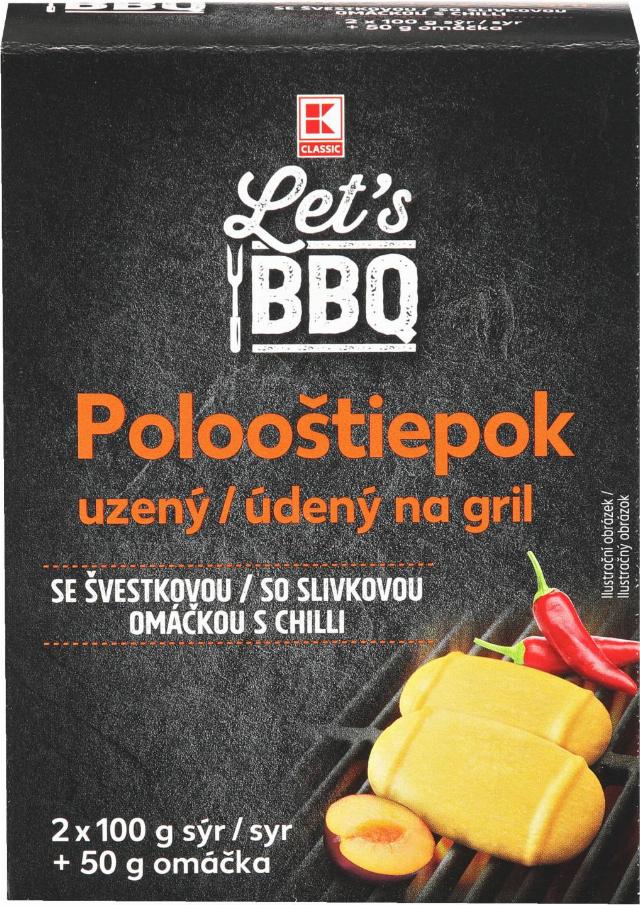 K-Classic Polooštiepok na gril se švestkovo-chilli omáčkou