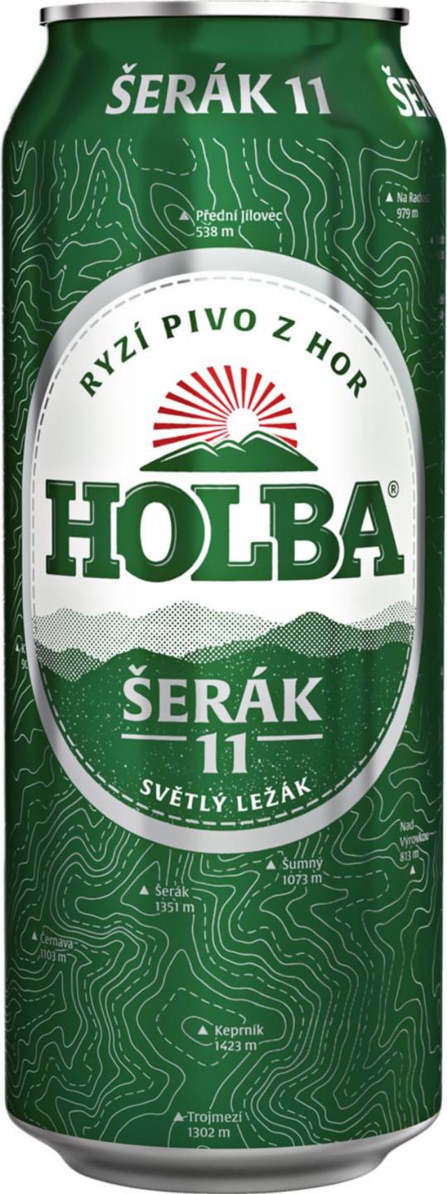 Holba Šerák Pivo světlý ležák