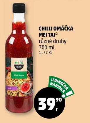 CHILLI OMÁČKA MEI TAI různé druhy, 700 ml