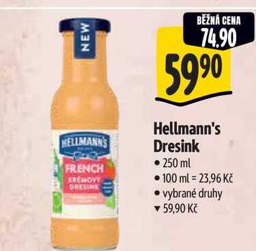 Hellmann's Dresink, 250 ml 