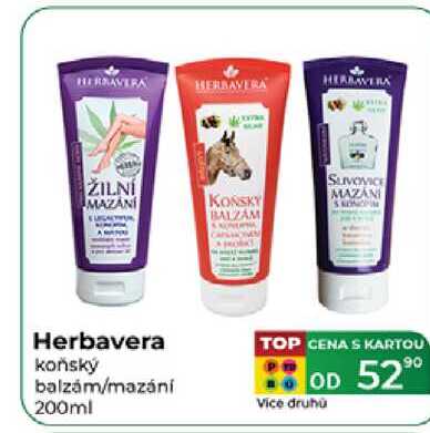 Herbavera koňský balzám/mazán 200ml 
