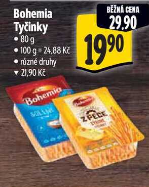 Bohemia Tyčinky, 80 g 