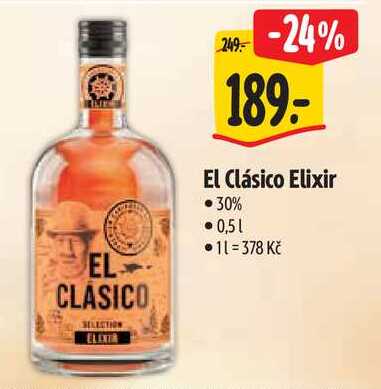 El Clásico Elixir, 0,5 l