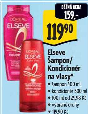 Elseve Kondicionér na vlasy, 300 ml 