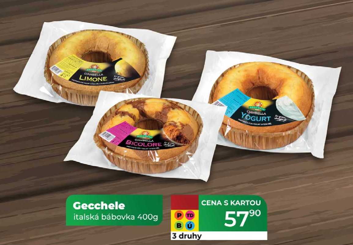 Gecchele italská bábovka 400g