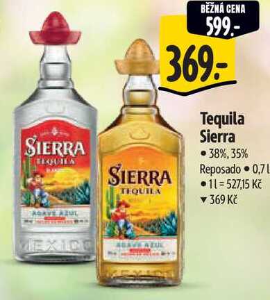 Tequila Sierra, 0,7 l