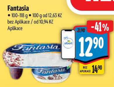 Fantasia, 100-118 g  