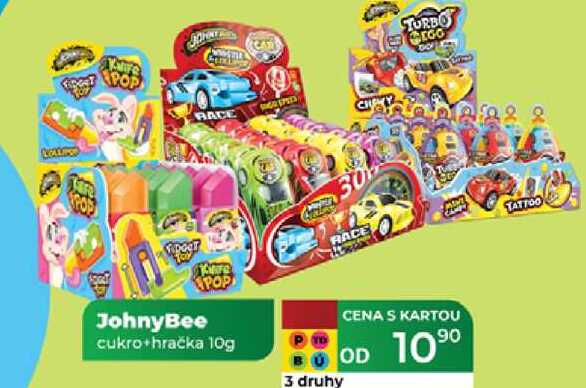 JohnyBee cukro+hračka 10g