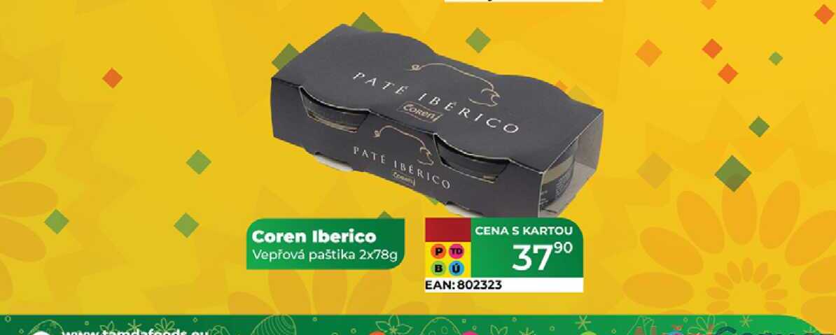 Coren Iberico Vepřová paštika 2x78g