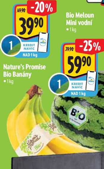 Nature's Promise Bio Banány, 1 kg