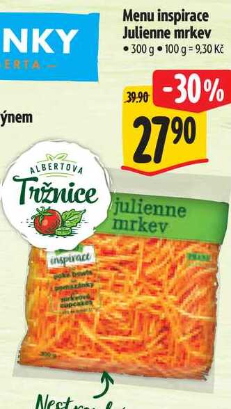 Menu inspirace Julienne mrkev, 300 g