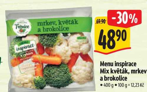 Menu inspirace Mix květák, mrkev a brokolice, 400 g