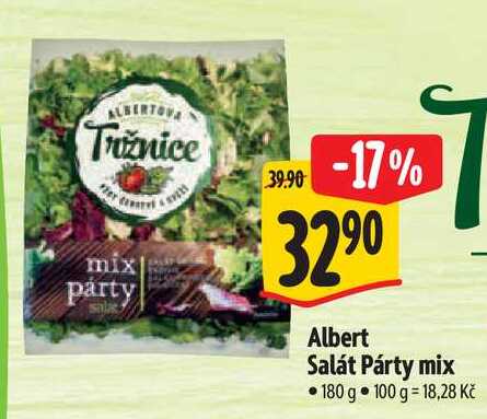 Albert Salát Párty mix, 180 g 