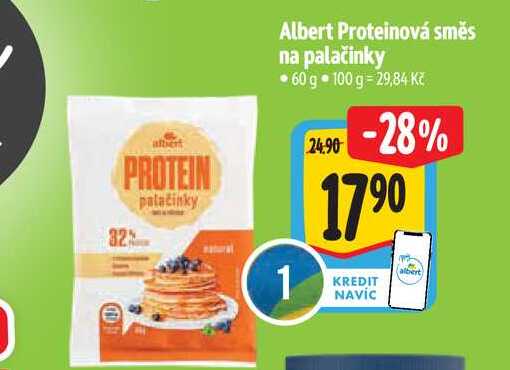  Albert Proteinová směs na palačinky 60 g  