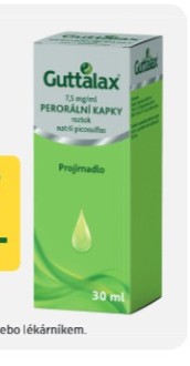 Guttalax® 7,5 mg/ml 3 perorální kapky 30 ml