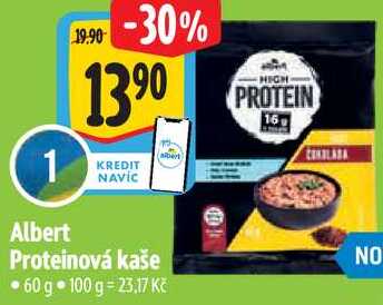 Albert Proteinová kaše, 60 g
