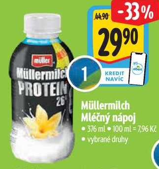 Müllermilch Mléčný nápoj, 376 ml 