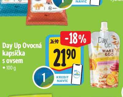 Day Up Ovocná kapsička s ovsem 100 g 