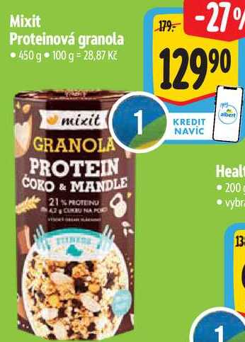 Mixit Proteinová granola, 450 g 