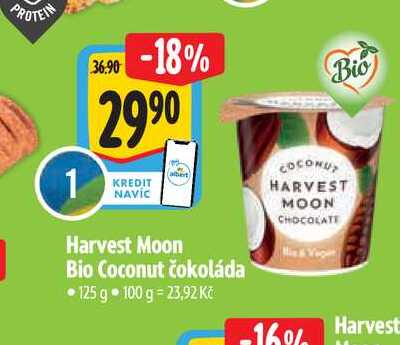   Harvest Moon Bio Coconut čokoláda 125 g 