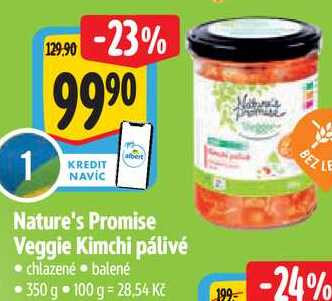 Nature's Promise Veggie Kimchi pálivé, 350 g