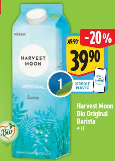 Harvest Moon Bio Original Barista, 1 l