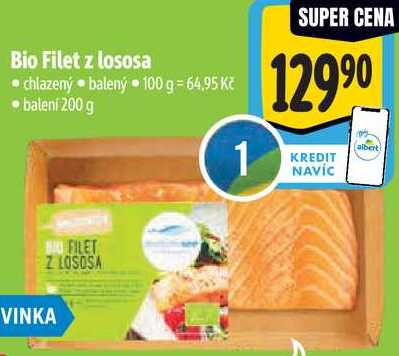 Bio Filet z lososa, 200 g